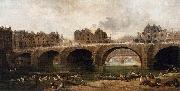 Hubert Robert, Demolition of the Houses on the Pont Notre-Dame in 1786